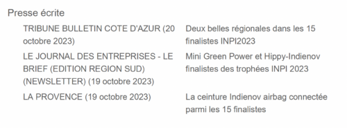 Revue de presse trophées-INPI2023