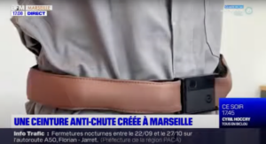 Une ceinture anti-chute créée à Marseille – BFMTV